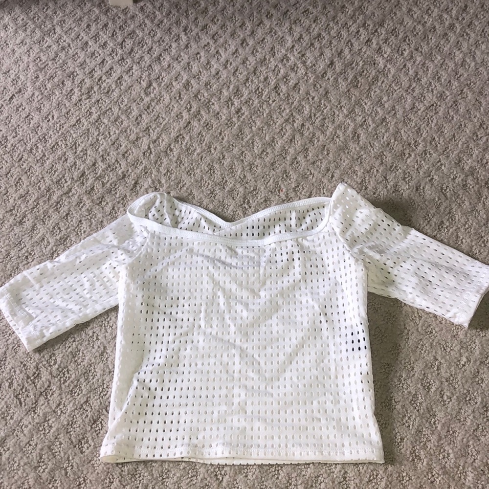mesh crop top